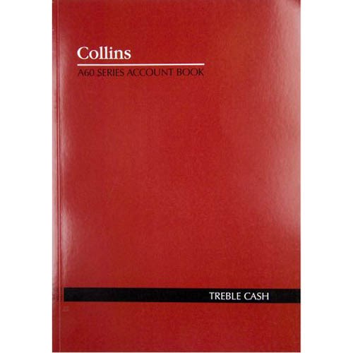 Account Book A60 Treble Cash Perfect Bound Soft Cover
